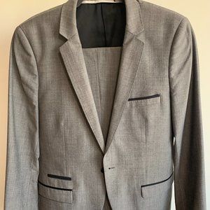 Topman Gray Suit 40R Madmen